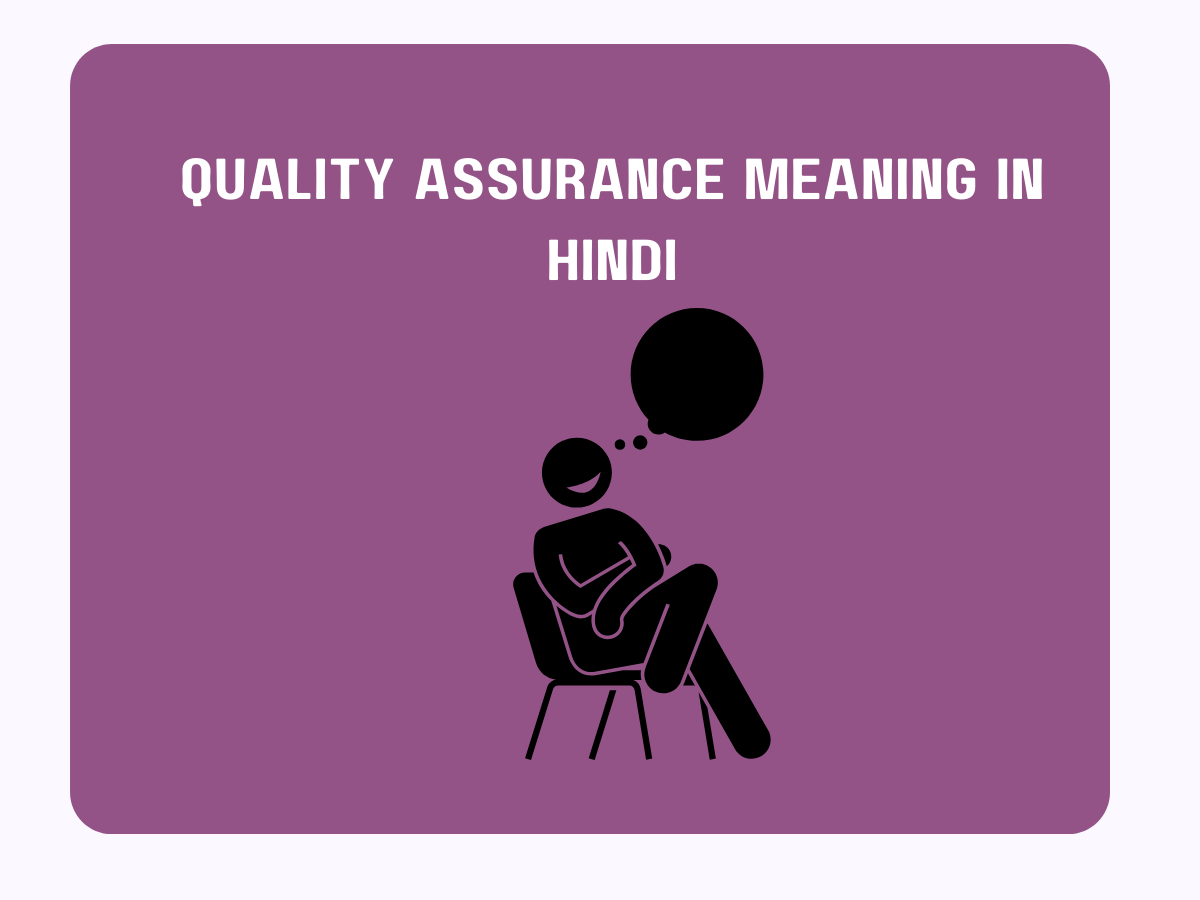 Quality Assurance Meaning in Hindi